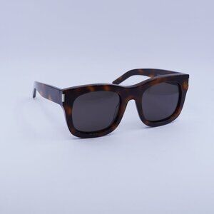 🕶️ New Saint Laurent SL650 MONCEAU 003 Sunglasses - Havana Frame, Black Lenses